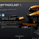 A screenshot of the Vex Mythoclast fusion rifle's stat page.